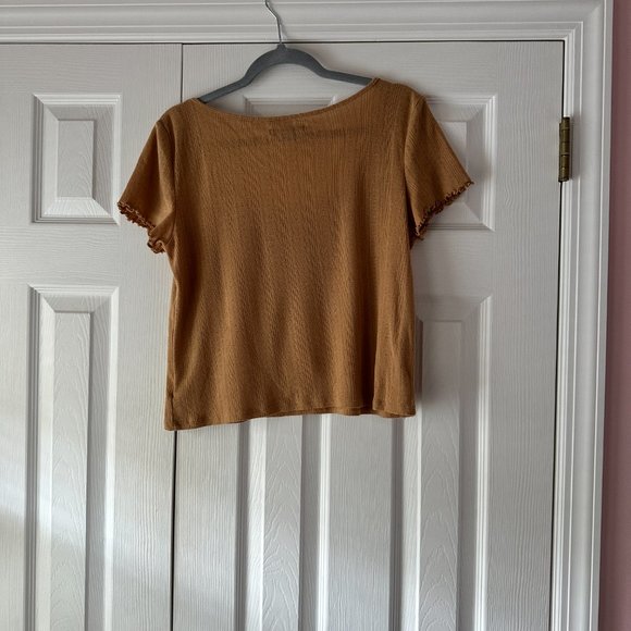 Short sleeve shirt lettuce leaf sleeves - Picture 5 of 9